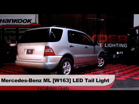 Spyder Auto Installation: 1998-2005 Mercedes W163 ML-Class LED Tail Lights