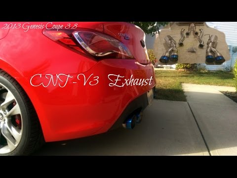 CNT-V3 Exhaust Sound /2013 Genesis Coupe 3.8 R-Spec