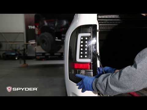 Spyder Auto How to Install: 2007-2013 Chevrolet Silverado LED Tail Light (ALT-YD-CS07V3-LBLED-BK)