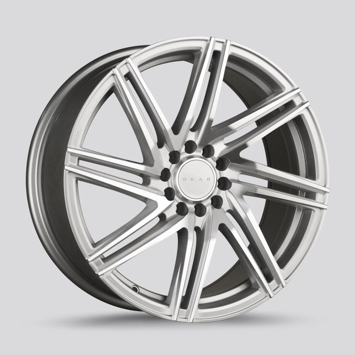 Drag DR-70 Wheels 16x7 5x100 5x114.3 Silver Mach Face Rims