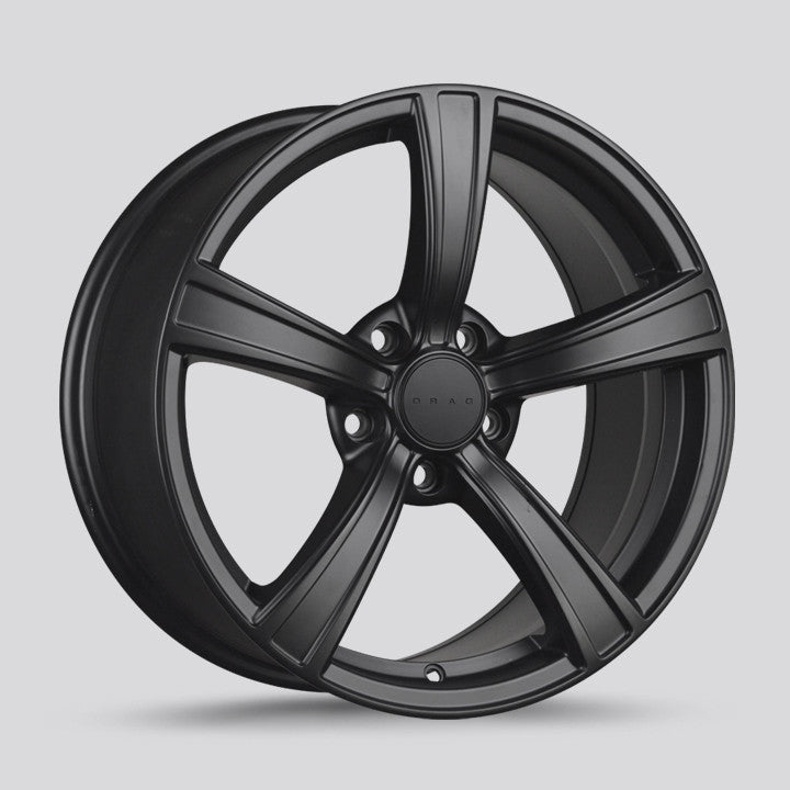 Drag Wheels Dr-72 17X8 5X120 Flat Black Et40 Rims