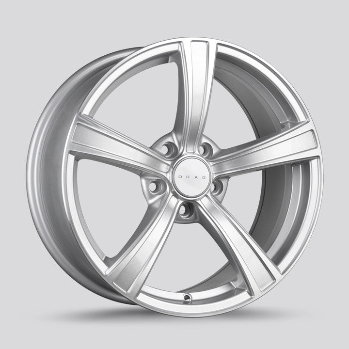 Drag Wheels Dr-72 18X8.5 5X120 Silver Mach Face Et40 Rims