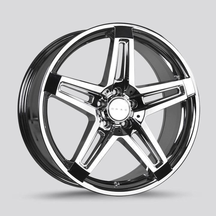 Drag DR-74 Wheels 20X9 5x130 Virtual Chrome Rims DR74209434571VC