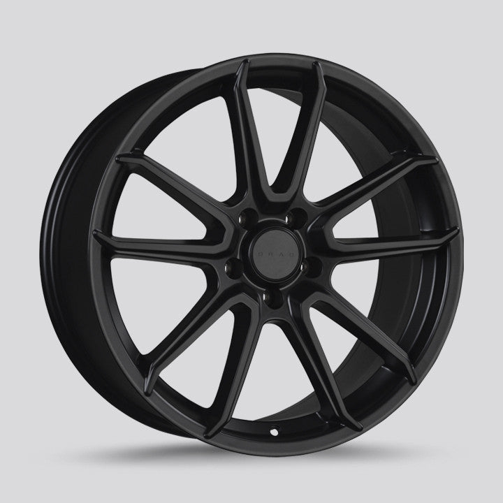 Drag DR-76 Wheels 20X9 5x114.3 ET30 Matte Black Rims DR76209063073BF1