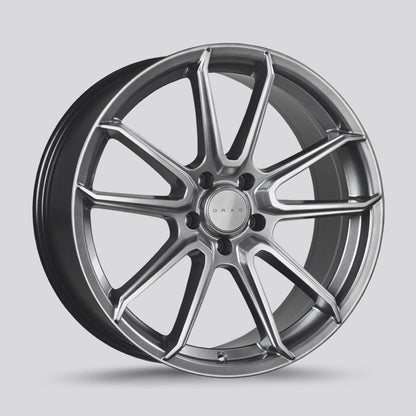 Drag DR-76 Wheels 20X9 5x112 Hyper Black Rims DR76209213566HB1