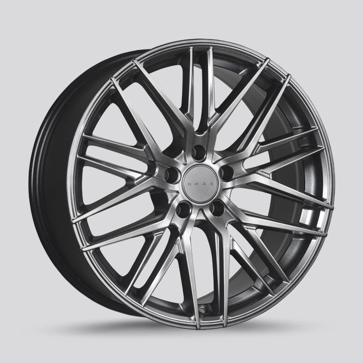 Drag DR-77 Wheels 18X8 5x120 ET20 Hyper Black Rims DR77188232074HB1