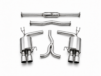 Tsudo Quad Tip Catback Exhaust Acura TL 3.5L FWD 2009-2014