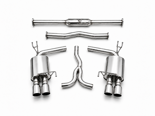 Tsudo Quad Tip Catback Exhaust Acura TL 3.5L FWD 2009-2014