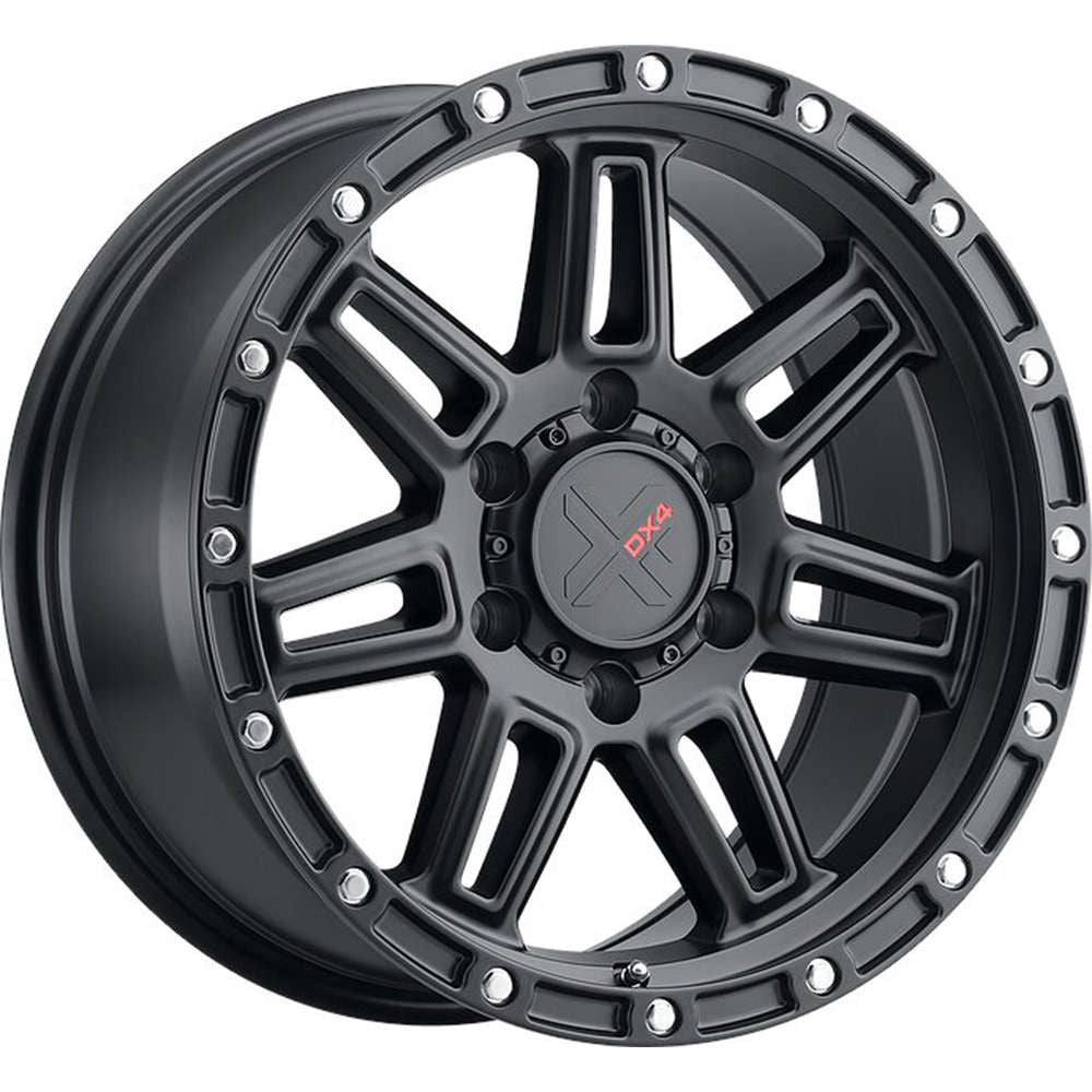 DX4 Rebel 18X9 wheels 6x135 Flat Black Full Painted ET18