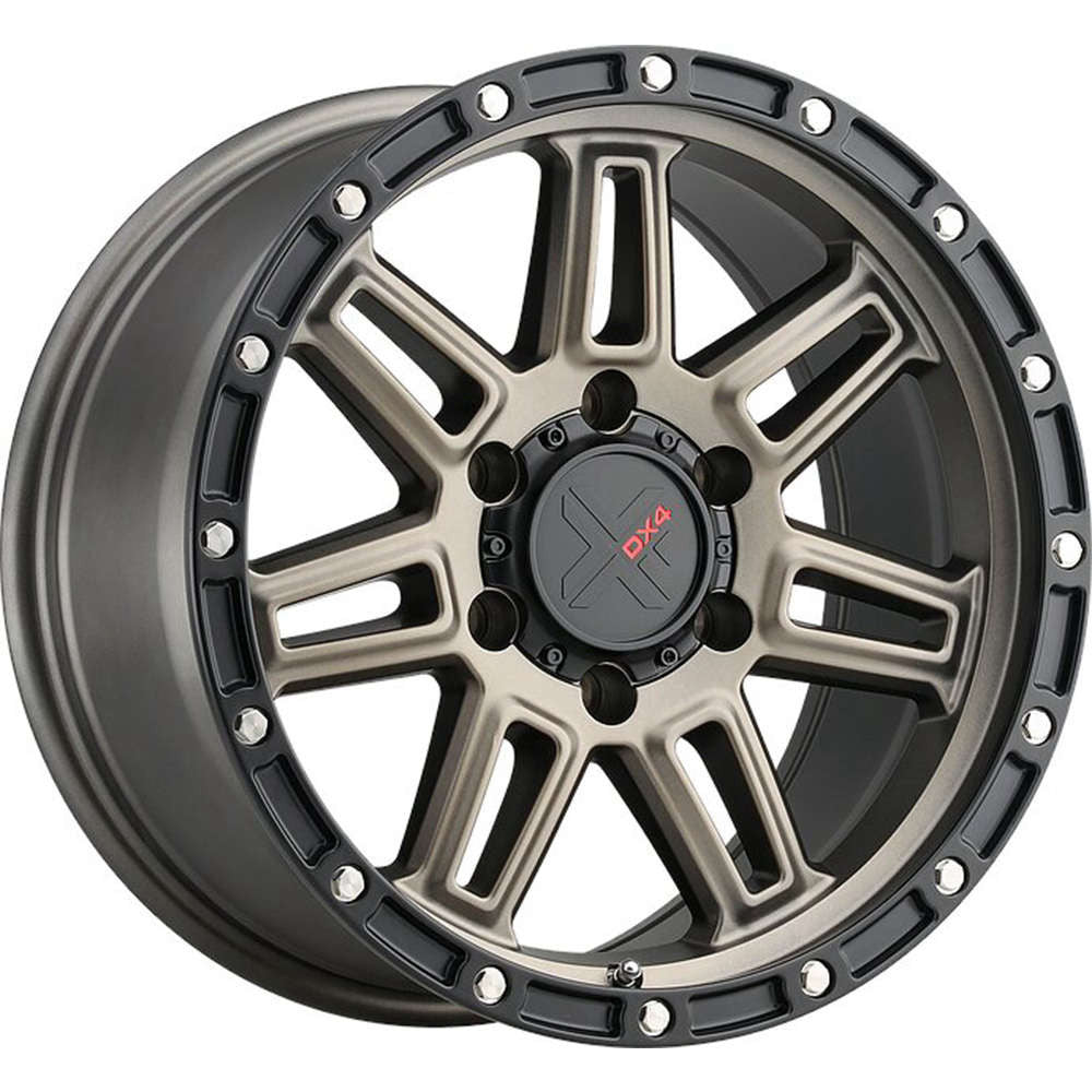 DX4 Rebel 20X9 wheels 6x135 Matte Bronze/ Blk Ring ET10