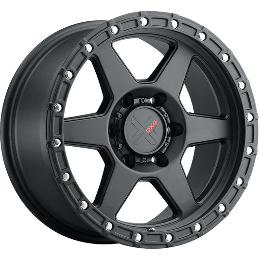 DX4 Recon 20X9 wheels 5x127 Flat Black Full Painted ET10