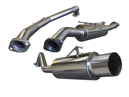 Tsudo Scion XB 2011-16 N1 Cat back w Scuba Tank Stainless Steel Tip Exhaust