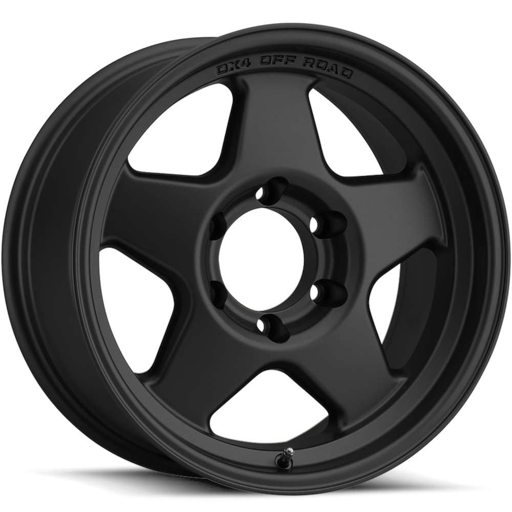 DX4 Rover 17x8.5 wheels 6x114.3 Flat Black Full Painted ET0 – SEmotors.com