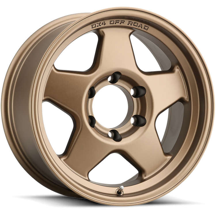 DX4 Rover 17X8.5 wheels 6x139.7 Frozen Bronze Full Painted ET-18