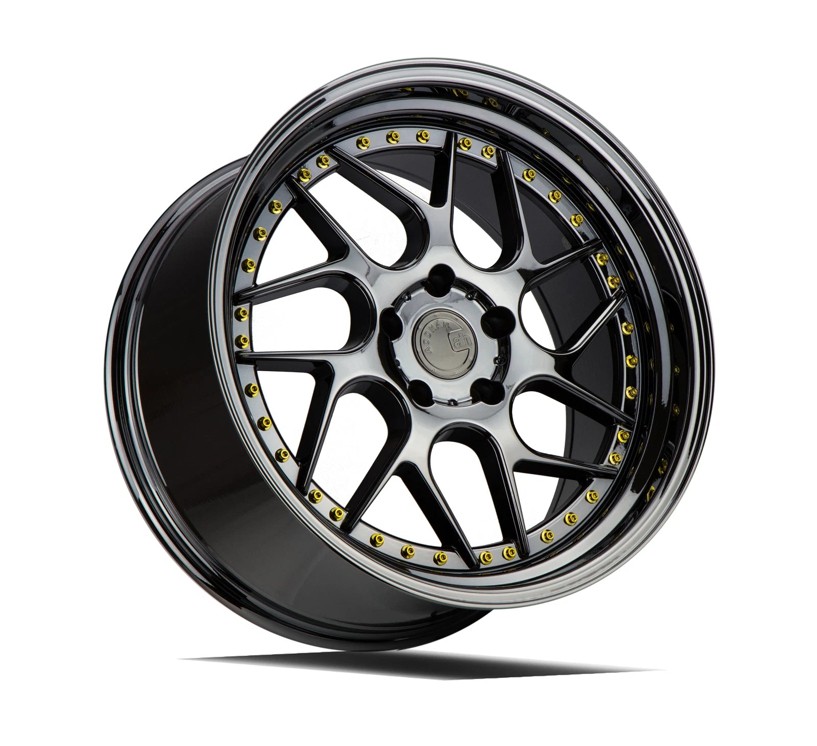 Aodhan DS01 18x10.5 twisted spok black 5x114.3 wheel ET15 stance