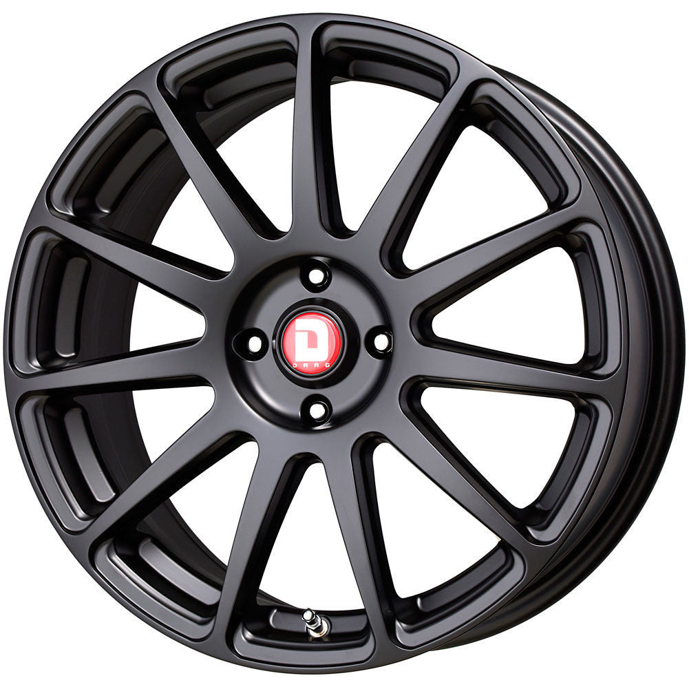 Drag Wheels Dr-68 17X7 4X98 Flat Matte Black Et30 Rims