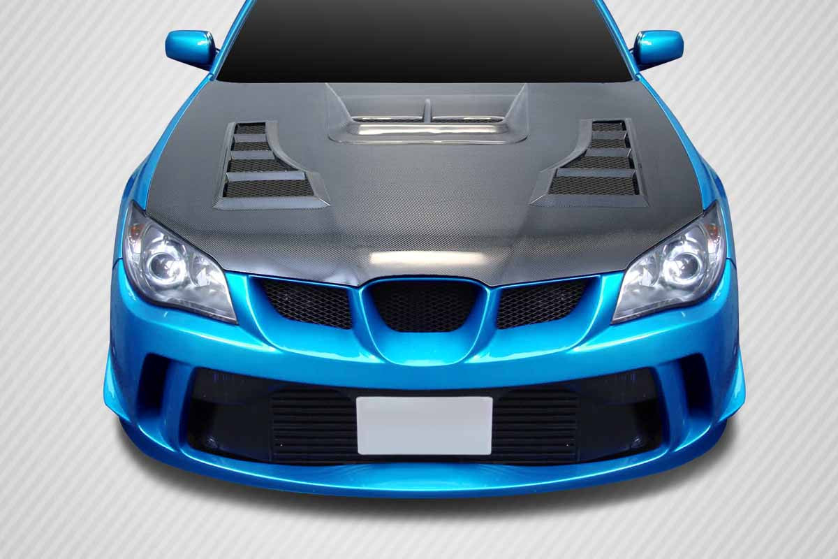 2006-2007 Subaru Impreza WRX STI Carbon Creations DriTech TS-1 Hood - 1 Piece