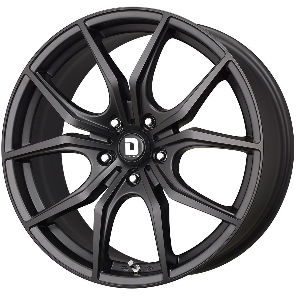 Drag Wheels Dr-67 18X8 5X108 Flat Matte Black Et40 Rims