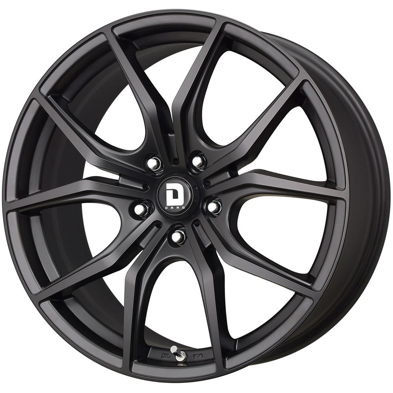 Drag DR-67 Wheels 20x8.5 5x112 Matte Black Full Rims