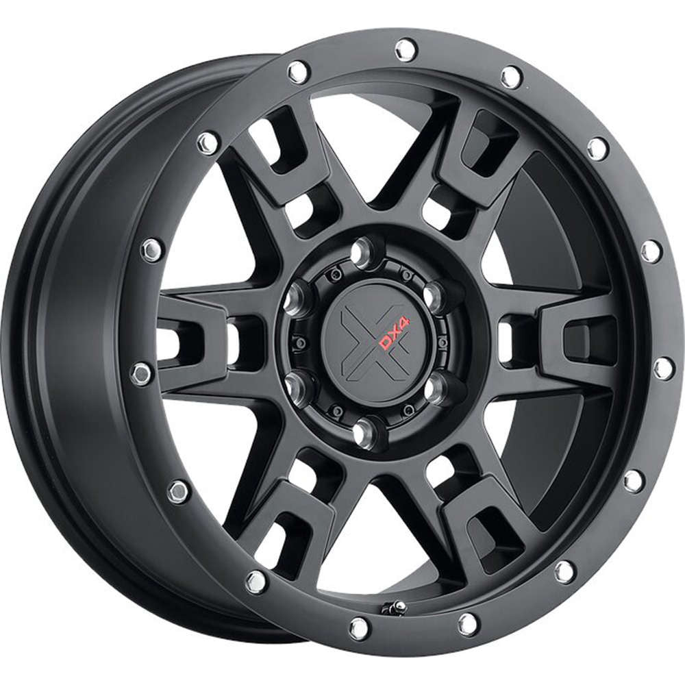 DX4 Terrain 20X9 wheels 6x135 Flat Black Full Painted ET10