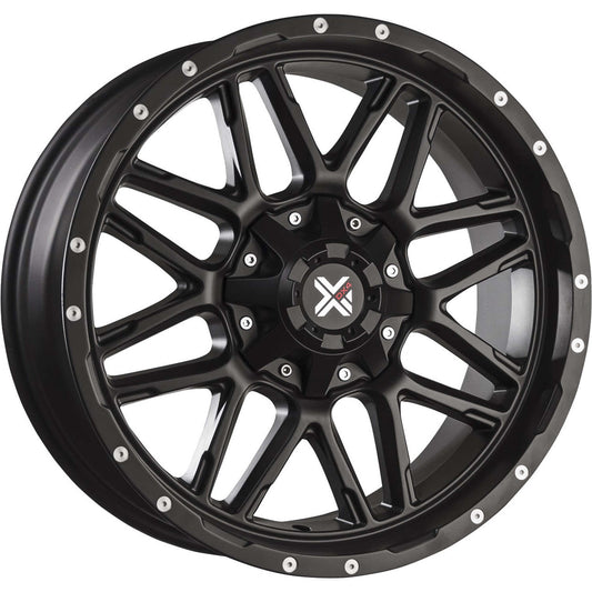 DX4 Vibe 20X9 wheels 6x135 6x139.7 Flat Black Full Painted ET10