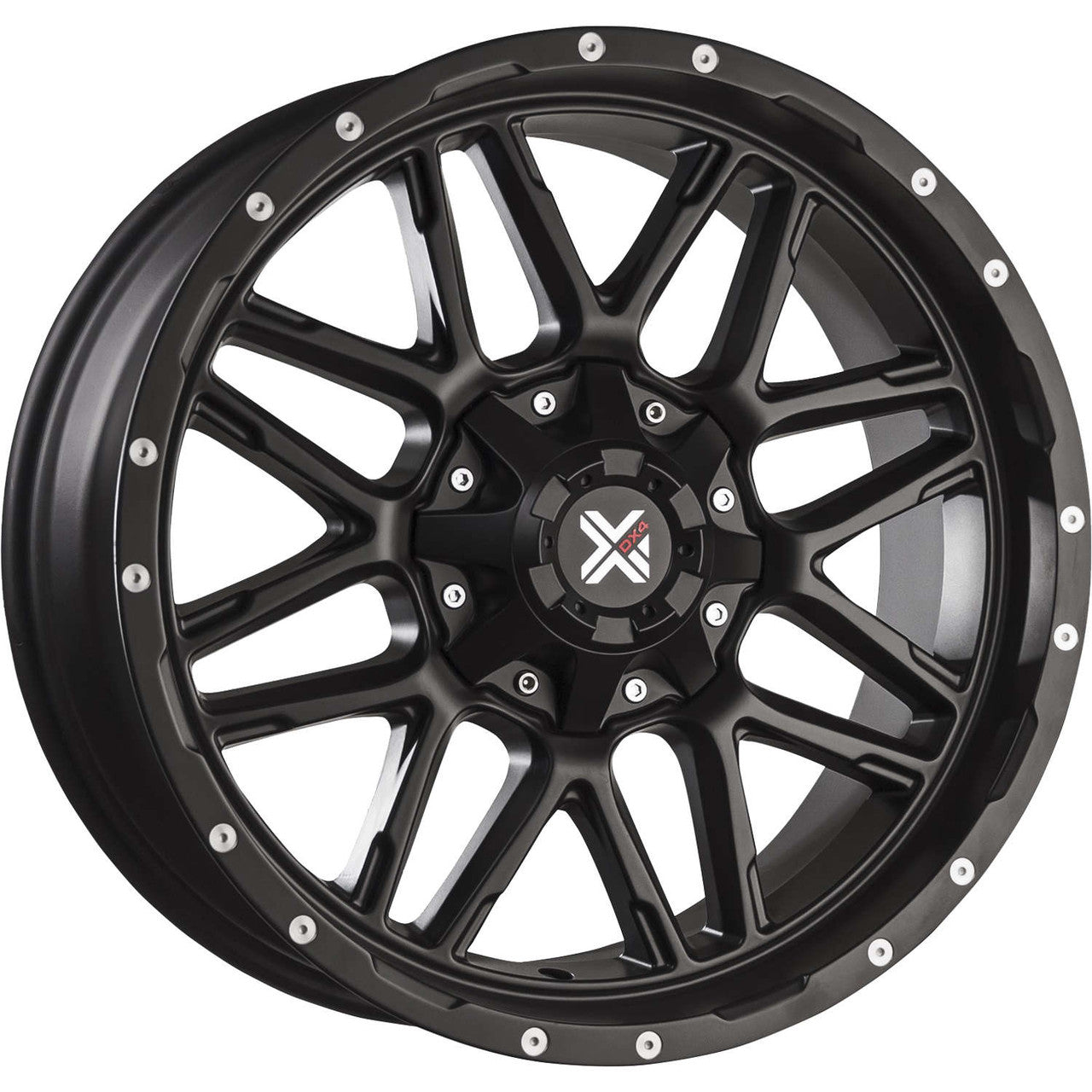 DX4 Vibe 20X9 wheels 5x139.7 5x150 Flat Black Full Painted ET10