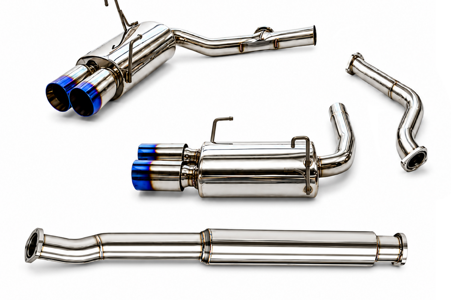 FA20F Tsudo catback quad tips