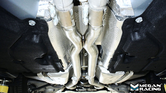 installed on Ford Mustang 15-23 / 2024+ (GT, Dark Horse) X-Pipe - 